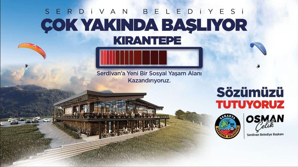 Kırantepe Sosyal Tesisi Yeni Seyir Terası İçin Kapanıyor