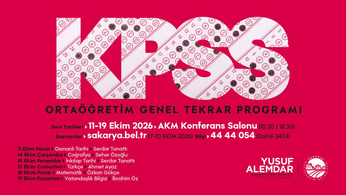 KPSS Ortaöğretim Adayları İçin Genel Tekrar Programı Başlıyor