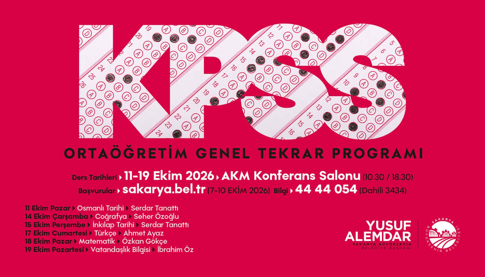 KPSS Ortaöğretim Adayları İçin Genel Tekrar Programı Başlıyor