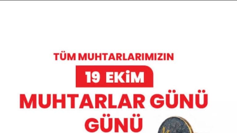 Muhtarlar Günü Mesajı Yayınlandı