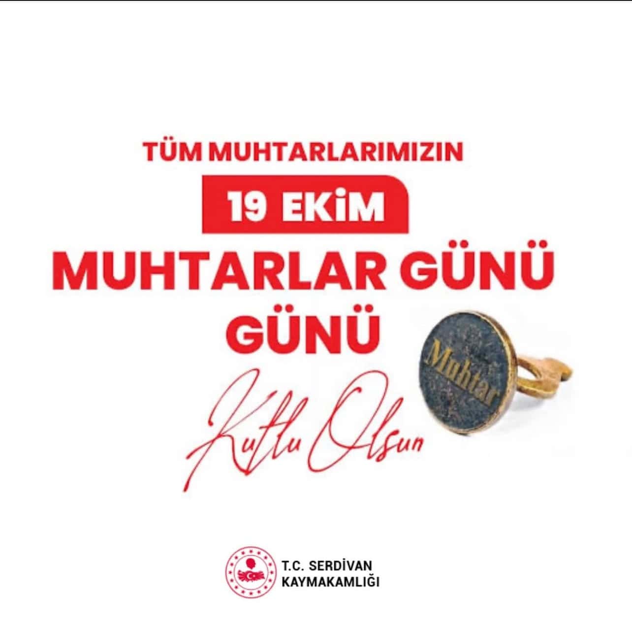Muhtarlar Günü Mesajı Yayınlandı