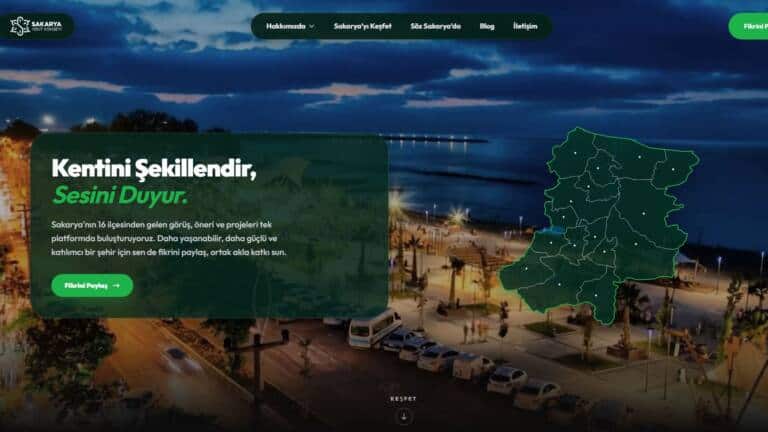 Sakarya Kent Konseyi dijital katılım platformunu yeniledi
