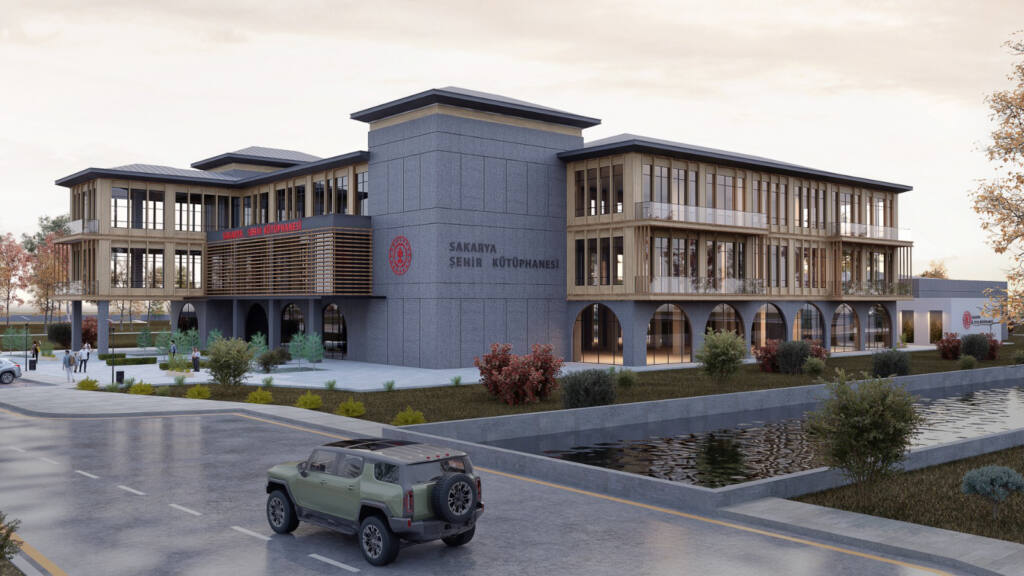 Sakarya’da 1 Milyon Kitaplı Şehir Kütüphanesi Yükseliyor