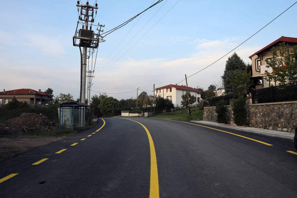 Sapanca Hacımercan Mahallesi’nde asfalt çalışması tamamlandı