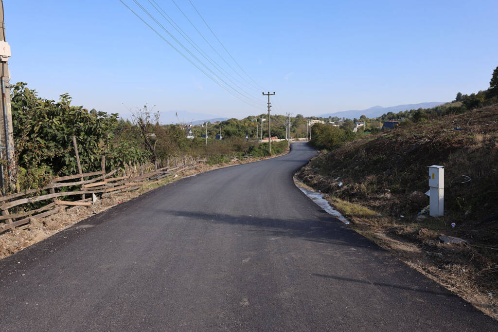 Sapanca Hacımercan Mahallesi’nde Sıcak Asfalt Çalışması Tamamlandı