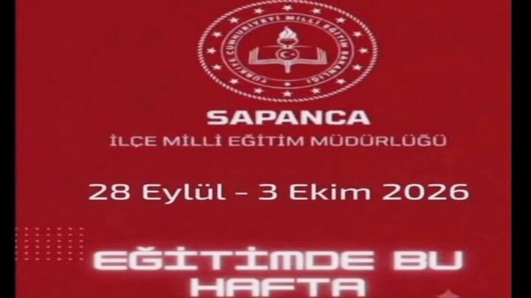 Sapanca Milli Eğitimden Yeni Eğitim Çalışmaları