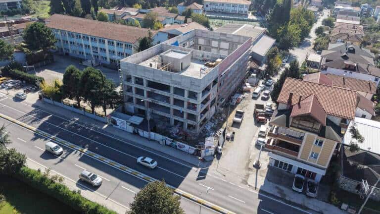 Sapanca Spor Salonu Projesinde Kaba İnşaat Tamamlandı