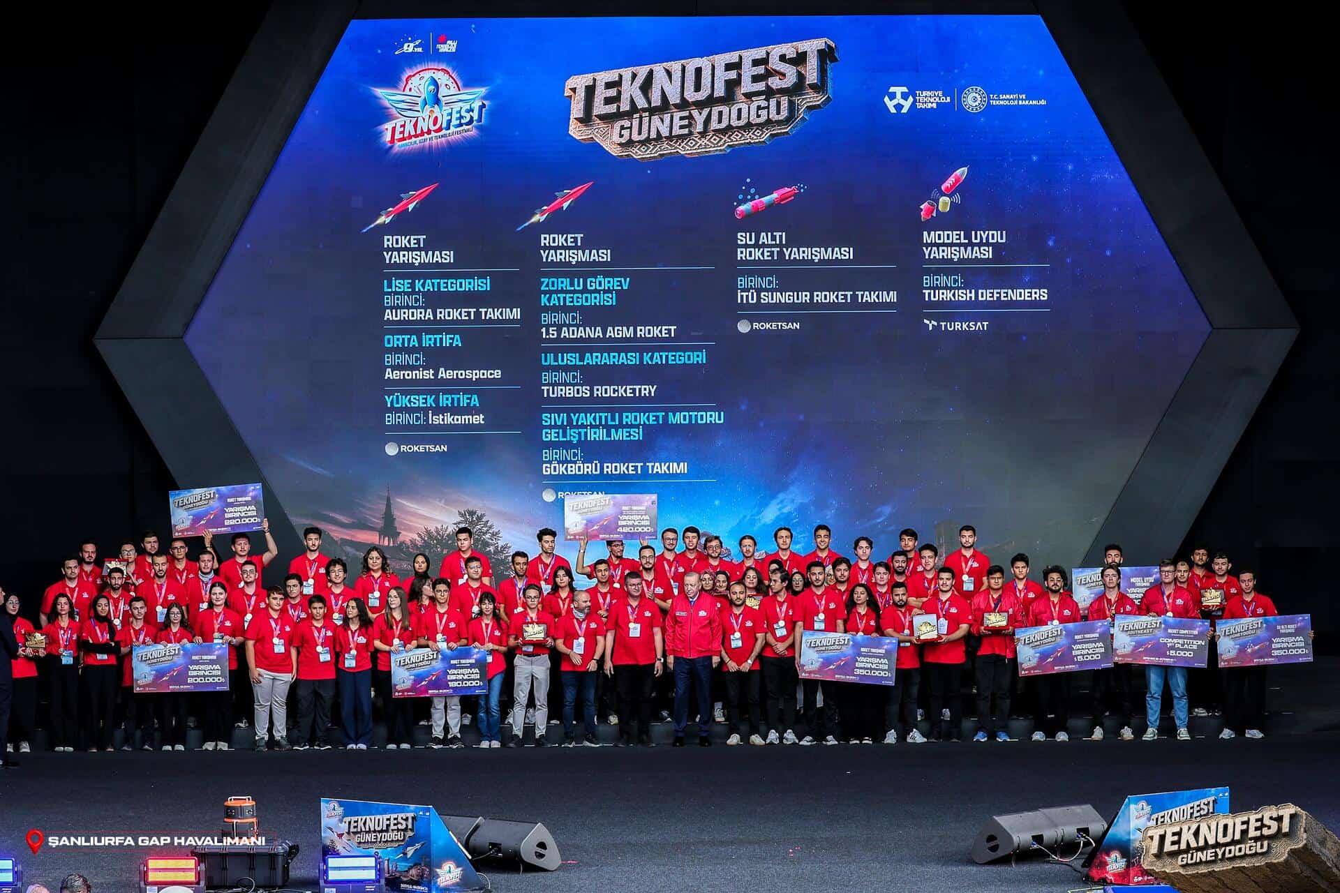 SAÜ Takımları TEKNOFEST Güneydoğu’da Birincilikler Kazandı