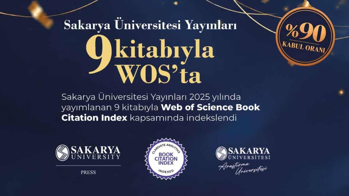 SAÜ Yayınlarının Kitapları Web of Science’a Kabul Edildi