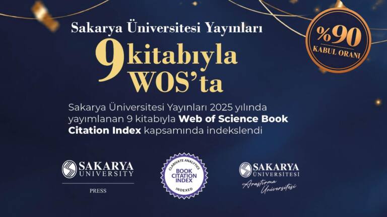 SAÜ Yayınlarının Kitapları Web of Science’a Kabul Edildi