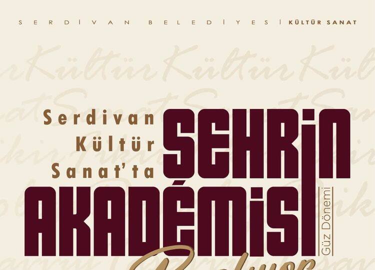 Serdivan Kültür Sanat Akademisi Yeni Dönem Programını Başlatıyor