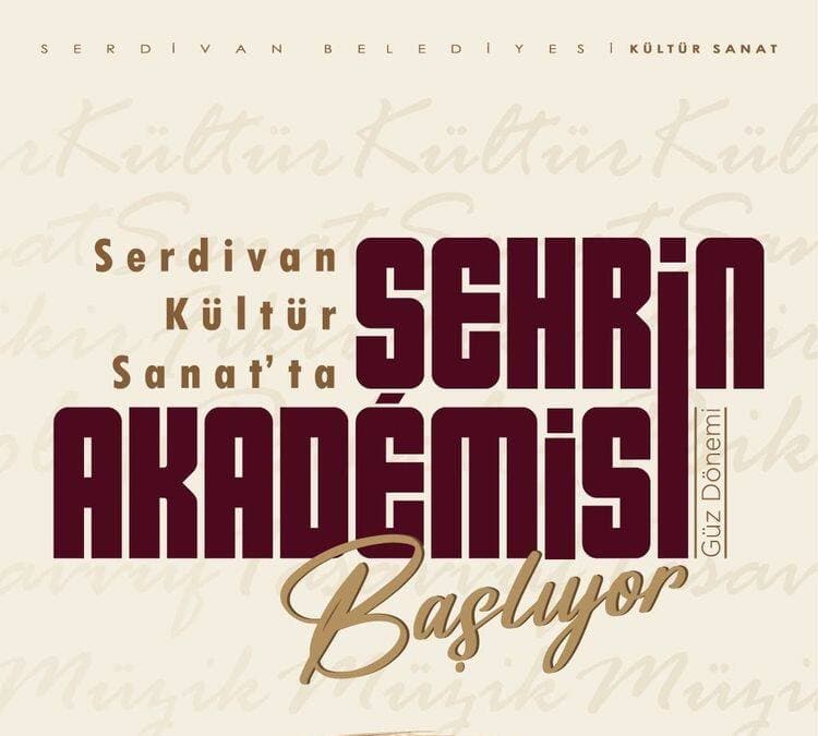 Serdivan Kültür Sanat Akademisi Yeni Dönem Programını Başlatıyor