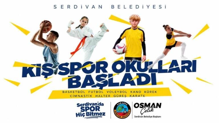 Serdivan’da Kış Spor Okulları 3 Ekim’de Başlıyor