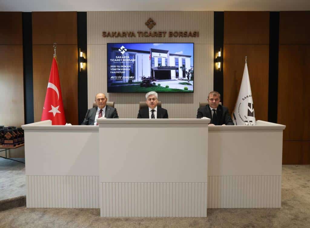 Vali Doğan Sakarya Ticaret Borsası Toplantısına Katıldı