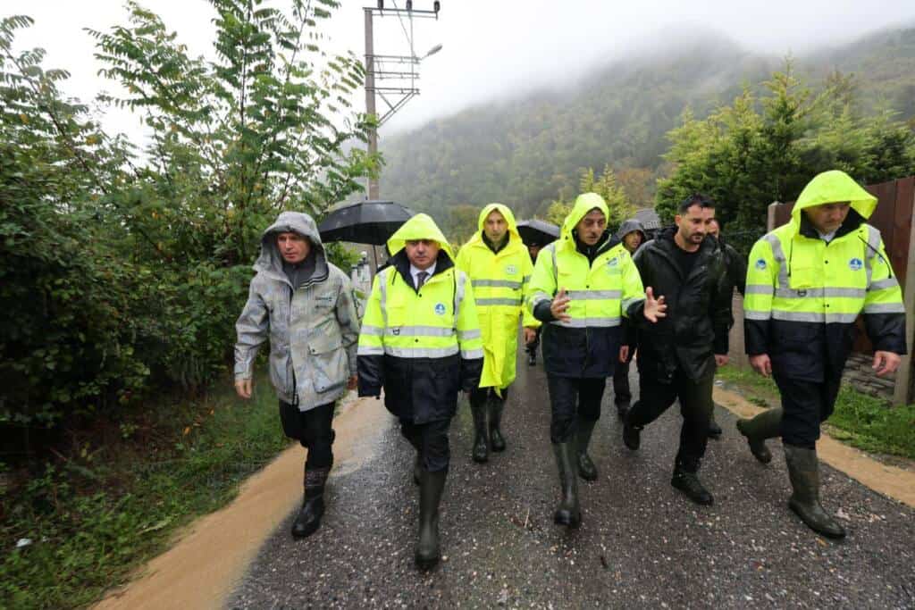 Vali Doğan Sel Baskını Bölgelerinde İnceleme Yaptı