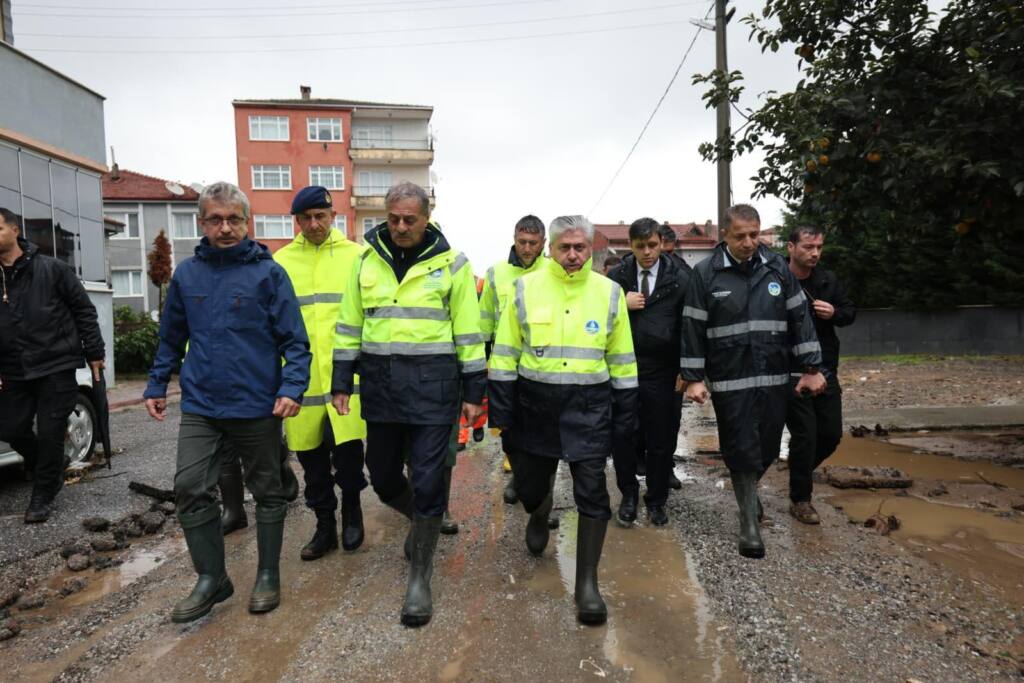 Vali Doğan Sel Baskını Bölgelerinde İnceleme Yaptı